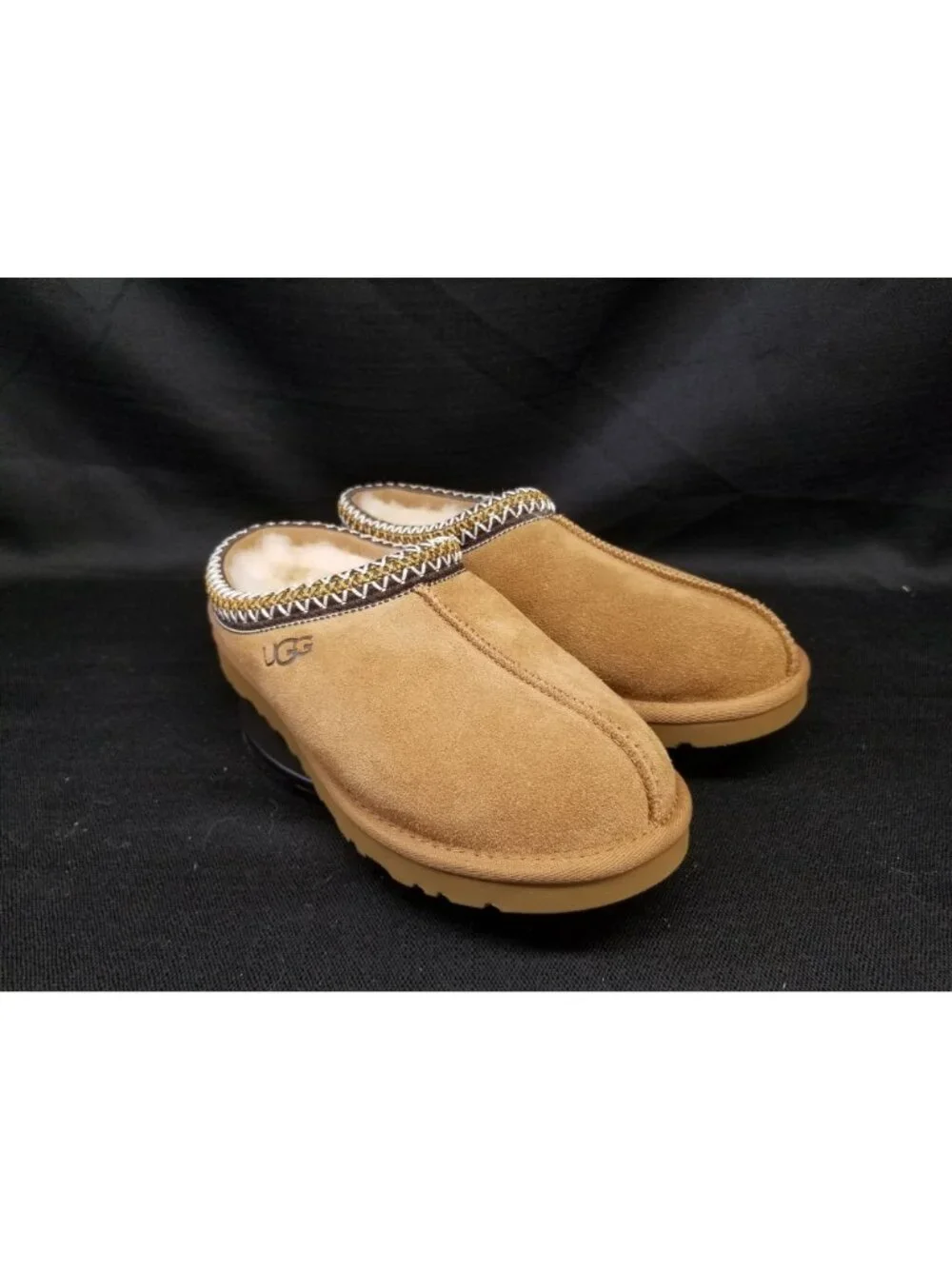 UGG Men's Tasman II Slippers Suede Chestnut Size 7 NEW IN BOX!